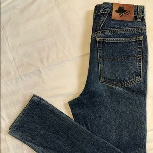 vintage cowgirl chic mom jeans
